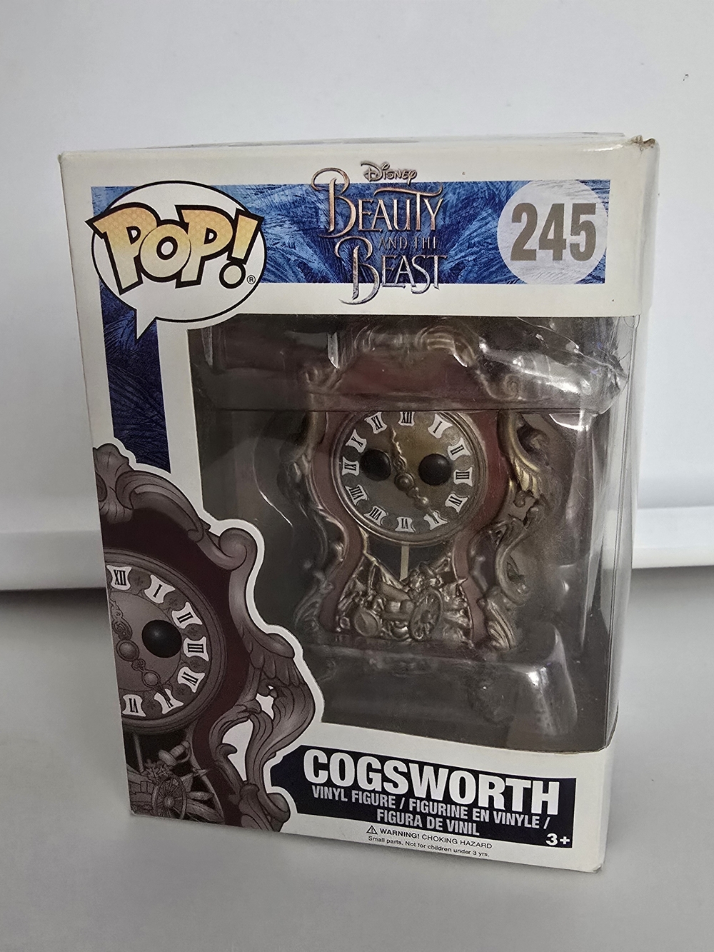 Funko Pop! Disney Beauty and the Beast #245 Cogsworth - Vaulted